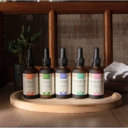 Huile de noyaux d'abricot BIO - 50ml - Comptoir des Huiles