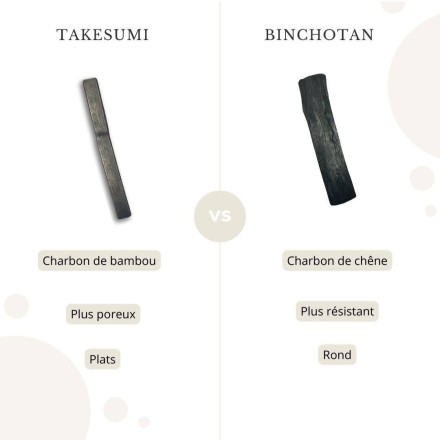 Filtre à eau en charbon BIO spécial goulot fin - Takesumi
