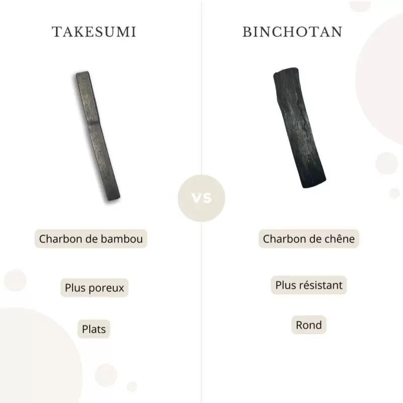 Filtre à eau en charbon BIO spécial goulot fin - Takesumi
