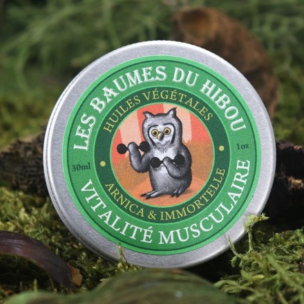Baume du Hibou - Vitalité Musculaire - Les baumes du Hibou