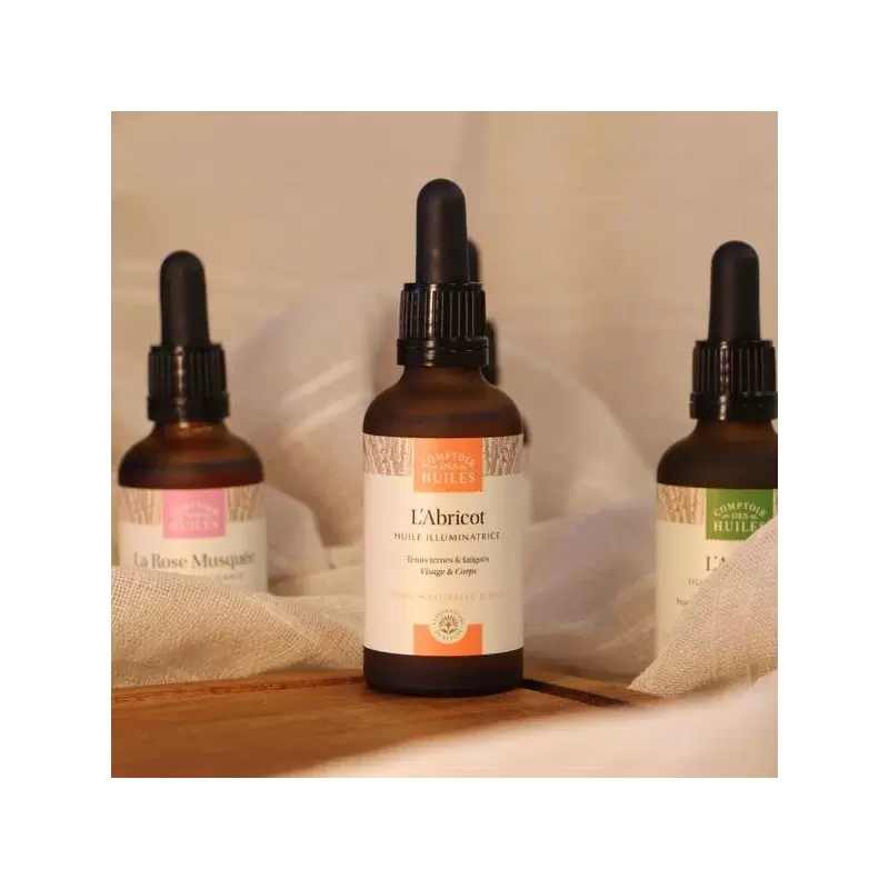 Huile d’abricot bio illuminatrice | Comptoir des Huiles