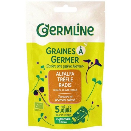 Graines à germer Alfalfa, Trèfle & Radis BIO - 150g