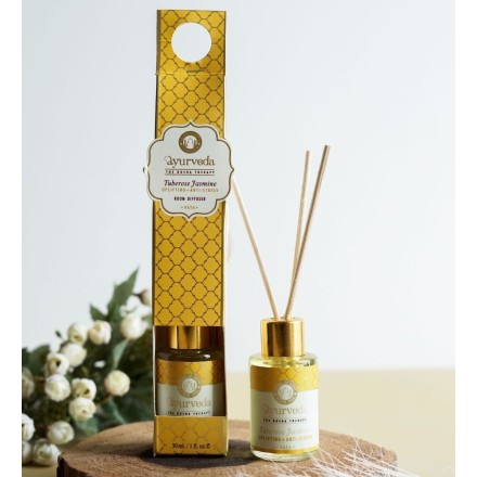 Diffuseur de parfum à bâtonnets Tubéreuse & Jasmin - Vata