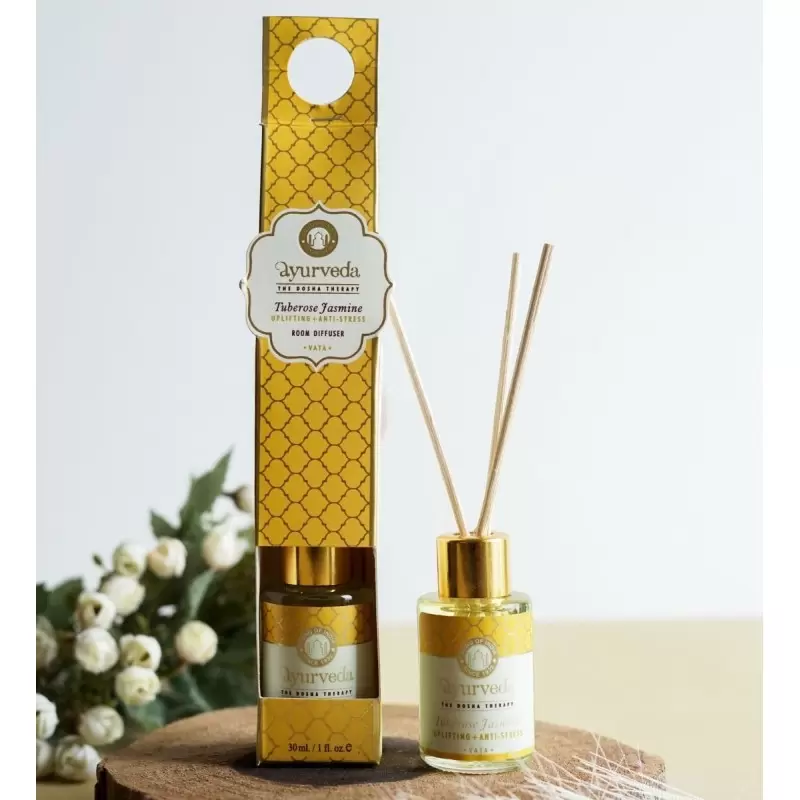 Diffuseur de parfum à bâtonnets Tubéreuse & Jasmin - Vata