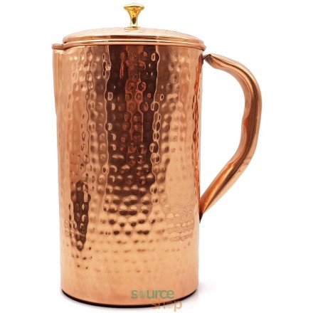 Carafe à eau en cuivre martelé - 1.5L