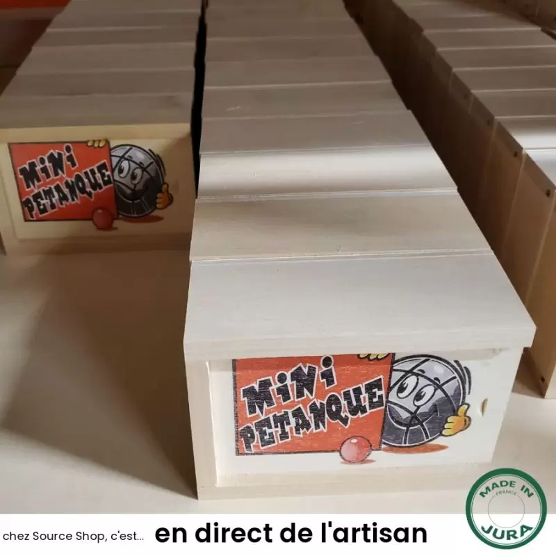 Mini jeu de pétanque du Jura - Artisanal & Local