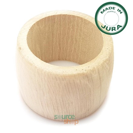 Rond de serviette en bois de Charme du Jura - Artisanal & Local
