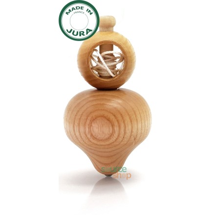 Toupie à ficelle en bois du Jura - Artisanale & Locale