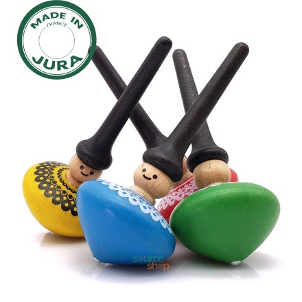 Toupie Personnage en buis du Jura - Premier âge - Artisanale & Locale