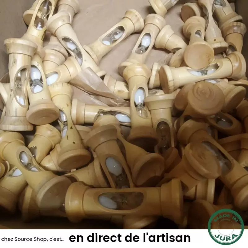 Sablier en bois de buis du Jura - Artisanal & Local