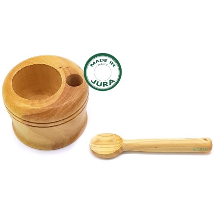 Main à sel en bois de buis du Jura - Artisanale & Locale
