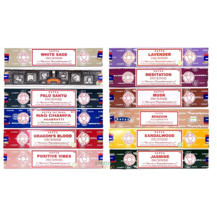 Pack 12 encens Satya
