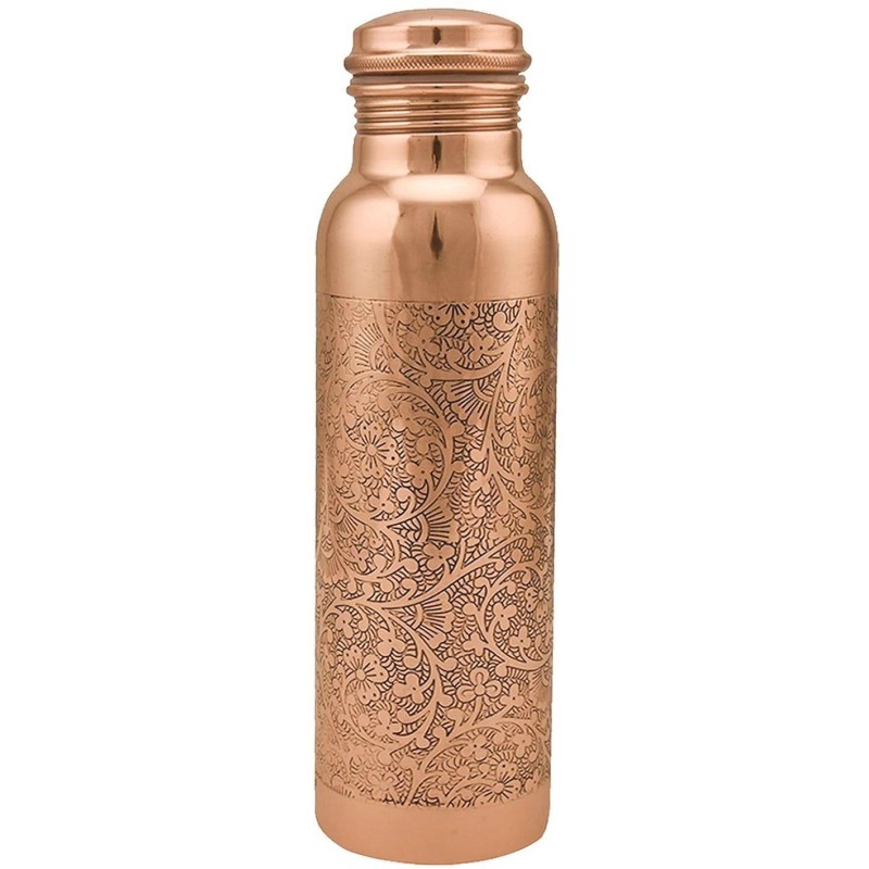 Gourde en cuivre fleuri - 1L
