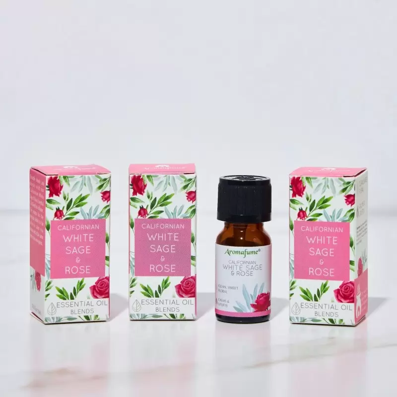 Synergie Sauge blanche & Rose - Aromafume