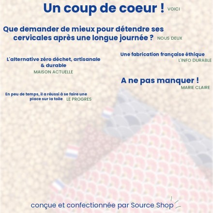 Les médias parlent de la bouillotte sèche en noyaux de cerises bio Source Shop