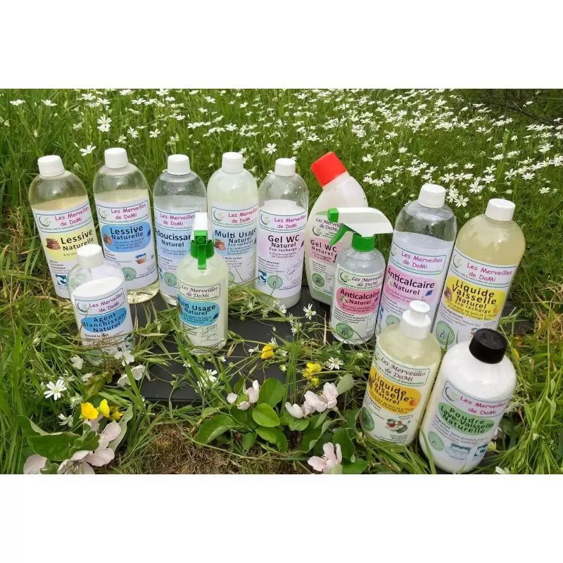 Lessive artisanale à la Cendre & lavandin BIO - 1L - Zéro déchet