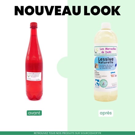 Lessive artisanale à la Cendre & lavandin BIO - 1L - Zéro déchet