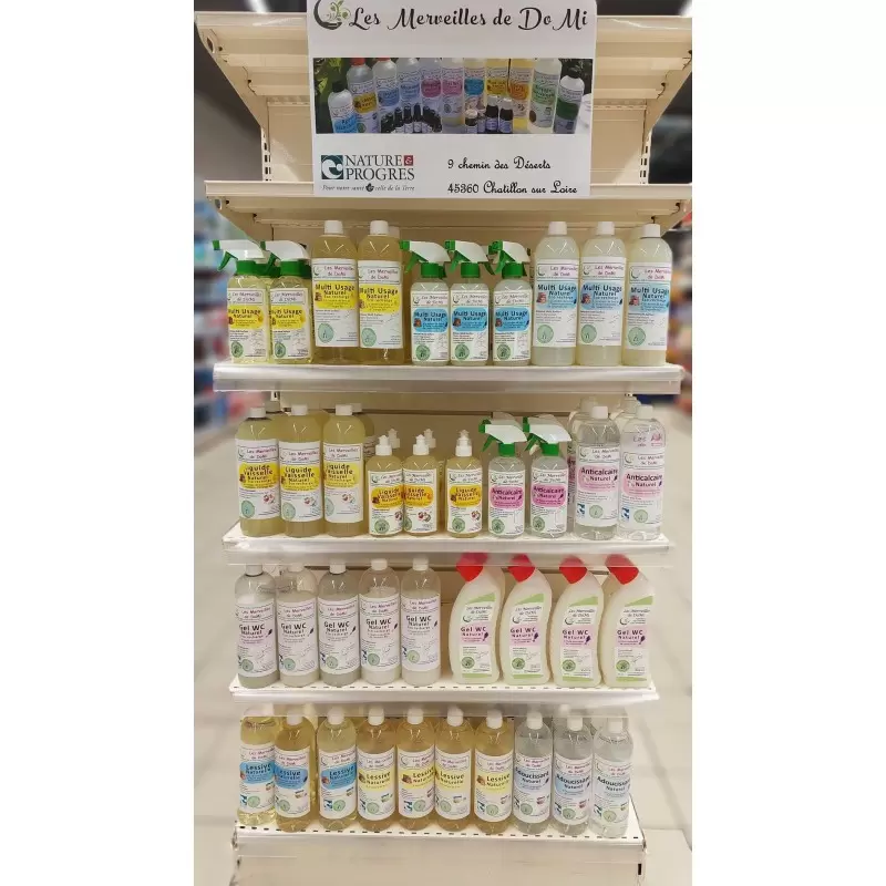Lessive artisanale à la Cendre & lavandin BIO - 1L - Zéro déchet