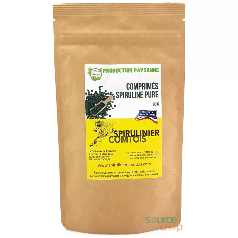Spiruline pure Bio en comprimés du Jura - Production paysanne