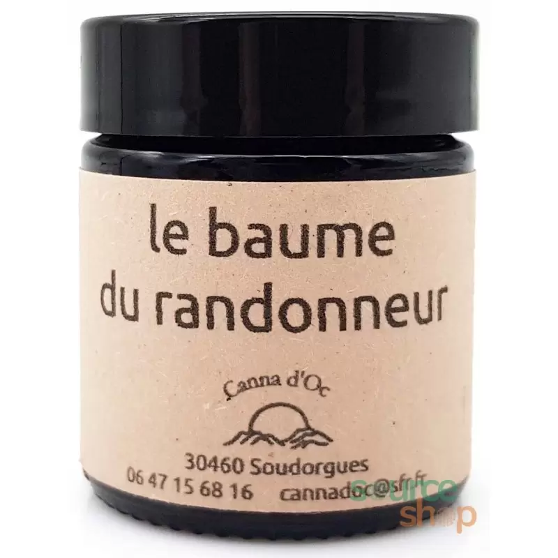 Baume du Randonneur BIO au Chanvre – 30ml – Canna d'Oc