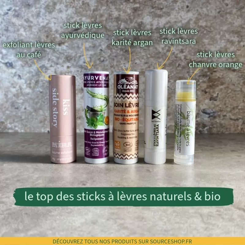 Stick à lèvres BIO karité & argan - réparateur & nourrissant