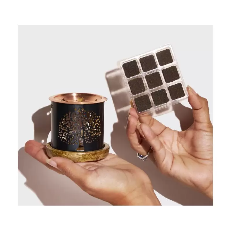 Brûleur encens & huiles essentielles - Arbre de Vie