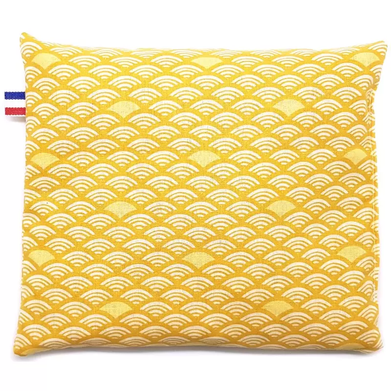 Coussin bouillotte sèche de noyaux de cerises - Artisanal & Français - BIO