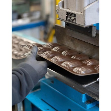 Moule 12 madeleines en fer blanc - Gobel