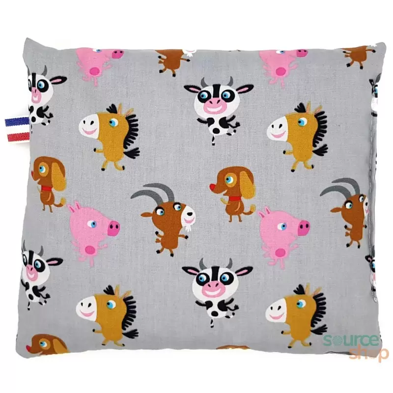 Coussin bouillotte sèche de noyaux de cerises - Artisanal & Français - BIO