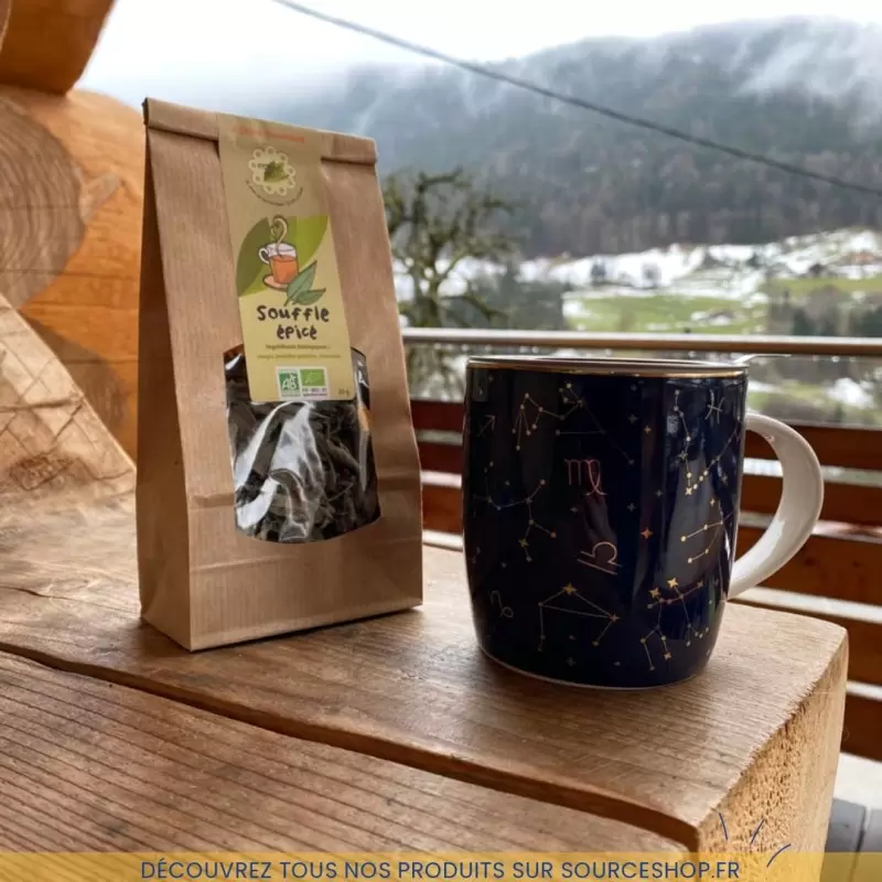 Tisane Voies Respiratoires Bio Souffle Épicé du Jura - Plantes sauvages