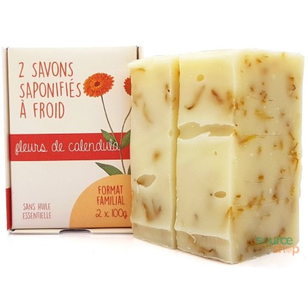 Savon BIO calendula sans HE - 200g - Maison Sidonie Champagne