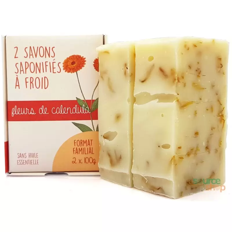 Savon BIO calendula sans HE - 200g - Maison Sidonie Champagne