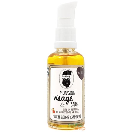 Soin visage & barbe BIO - Maison Sidonie Champagne