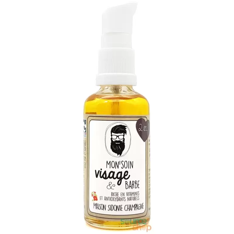 Soin visage & barbe BIO - Maison Sidonie Champagne