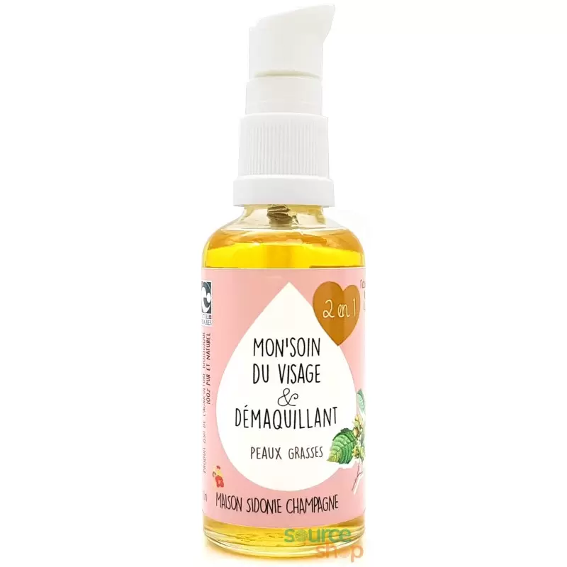 Soin démaquillant Peaux Grasses BIO - Maison Sidonie Champagne