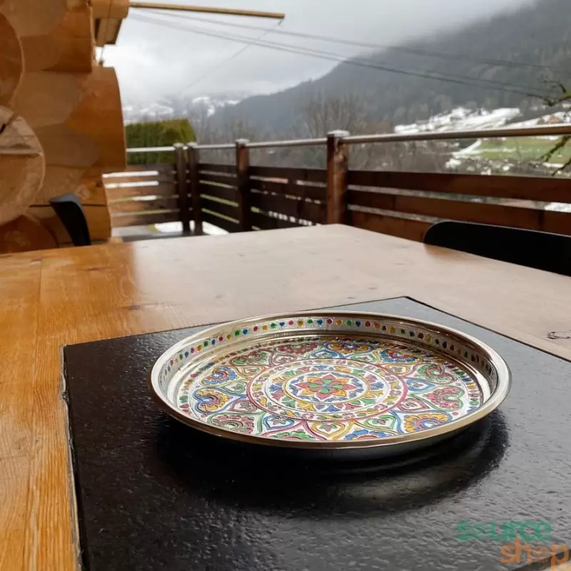 Plat / Plateau Mandala - Fleur de Vie