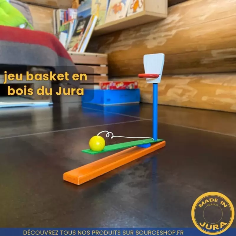 Jeu de Basket en bois du Jura