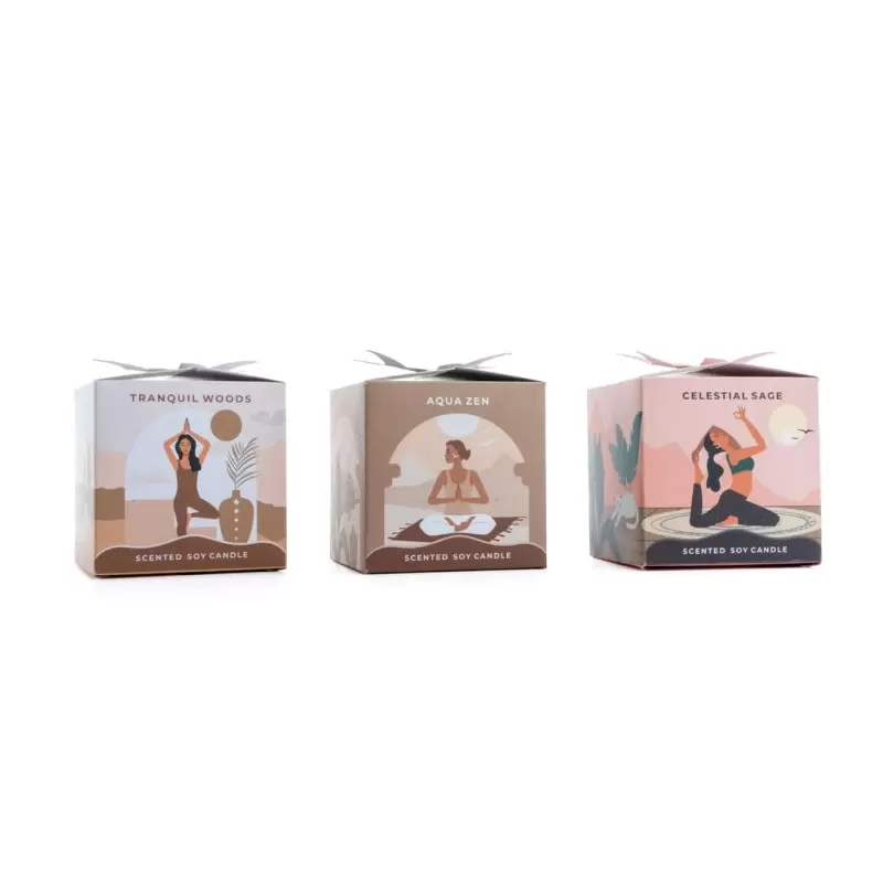 Bougie ayurvédique Tranquil Woods - Moonshine Yoga - Song of India