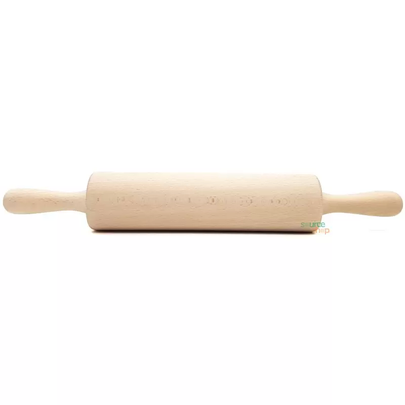 Rouleau à Pâtisserie en bois de hêtre du Jura - 44cm