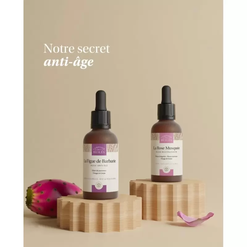 Huile figue de barbarie bio anti-âge | Comptoir des Huiles