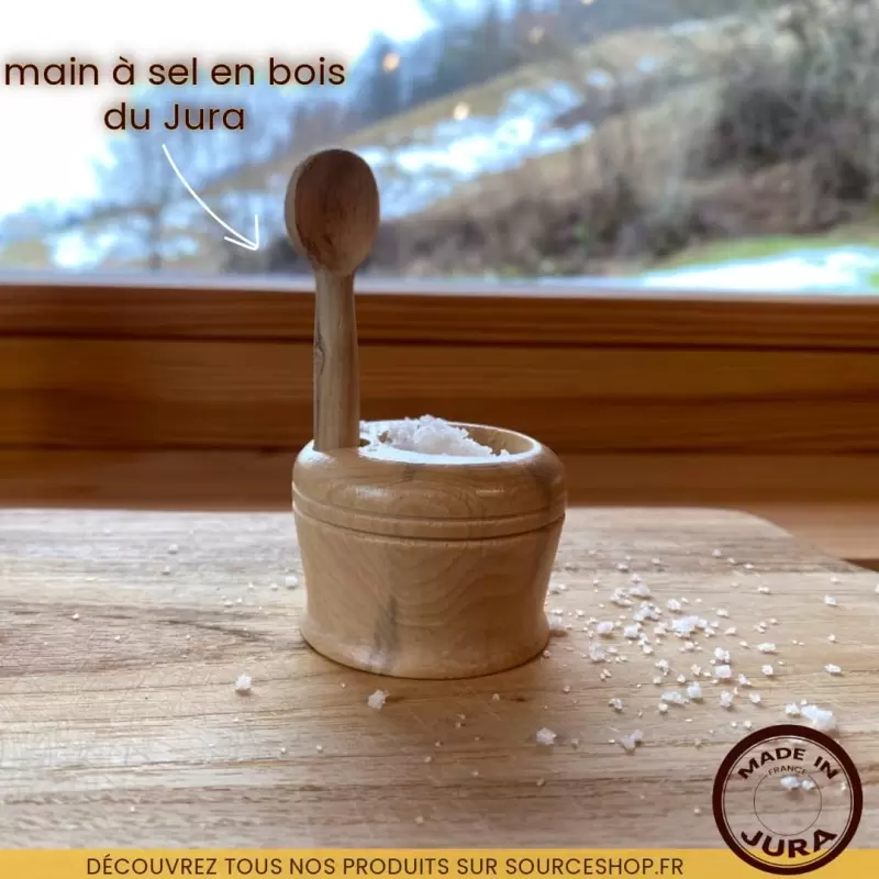 Main à sel en buis du Jura - Artisanale & Locale