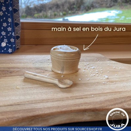Main à sel en bois de buis du Jura - Artisanale & Locale