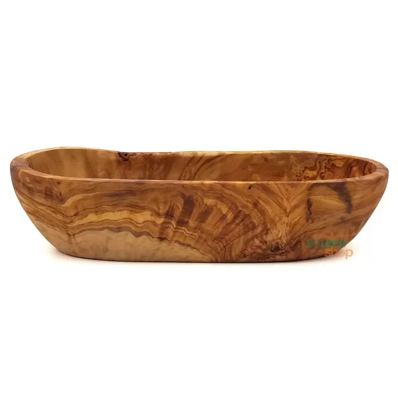 Plat à baguette en bois d’olivier – Artisanat unique & naturel