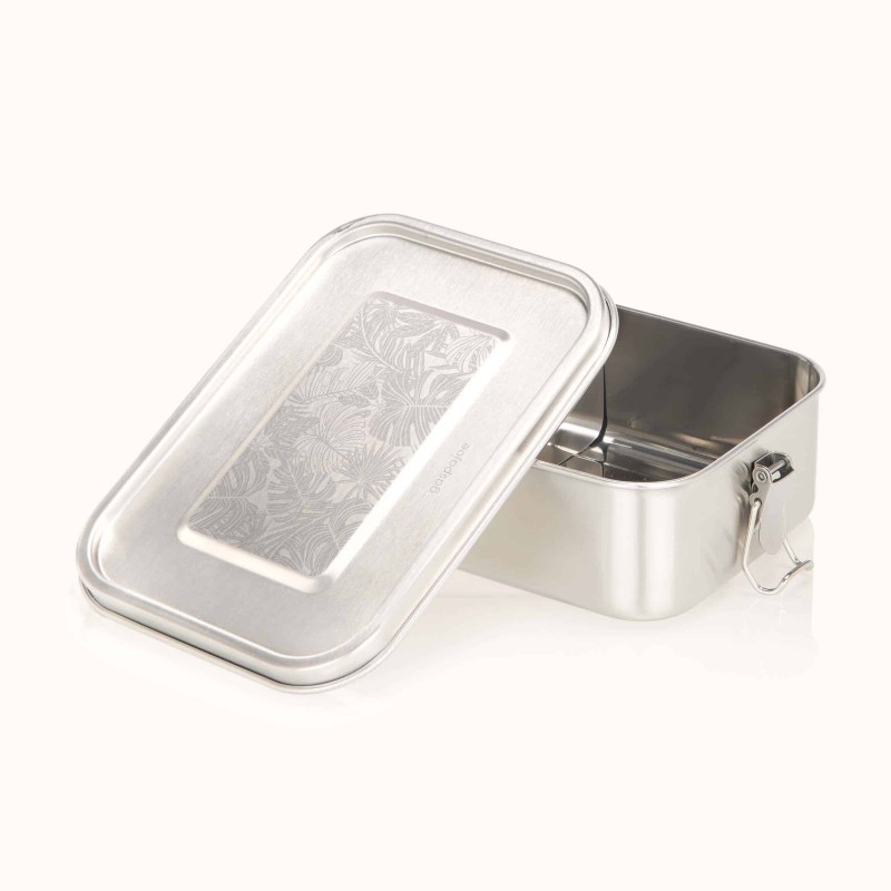 Lunch Box inox Yummy - 1200ml - Boîte à repas modulable - Gaspajoe