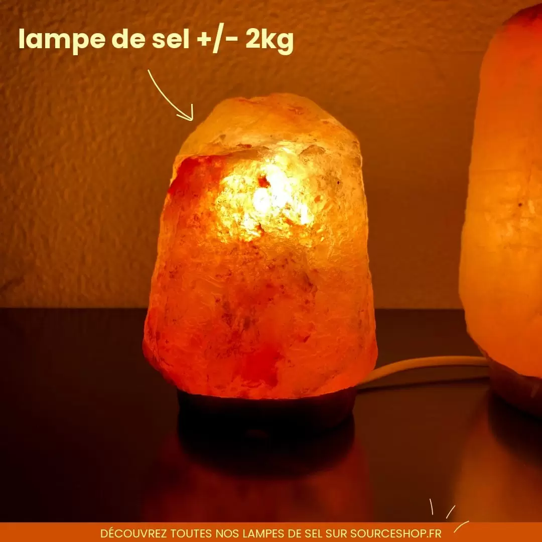 Lampe cristal de sel - 2kg