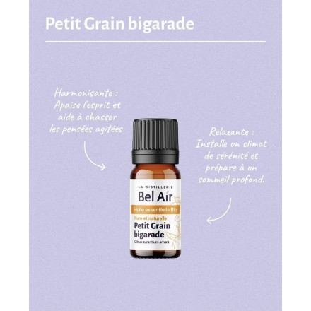 Huile essentielle Petit Grain Bigarade BIO - 10ml - La Distillerie Bel Air