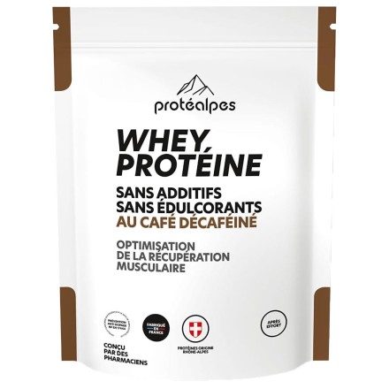 Whey Protéine Café Décaféiné - 750g - Protéalpes