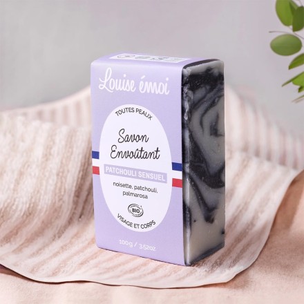 Savon au Patchouli Bio - Patchouli Sensuel - 100g - Louise émoi