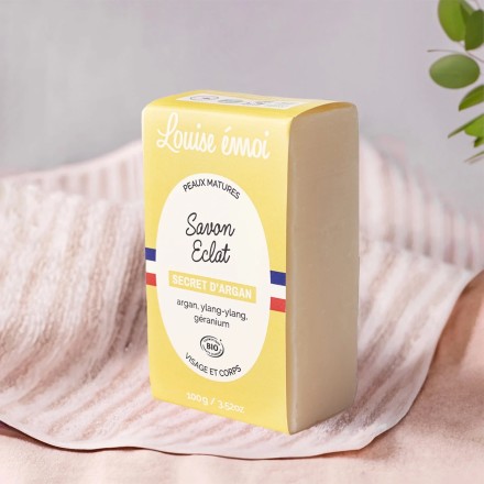 Savon BIO à l'argan - Secret d'Argan - 100g - Louise émoi