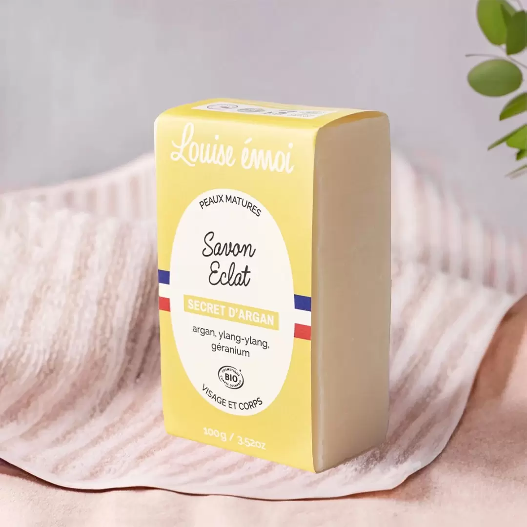 Savon argan bio saponifié à froid – Secret d’Argan | Louise émoi